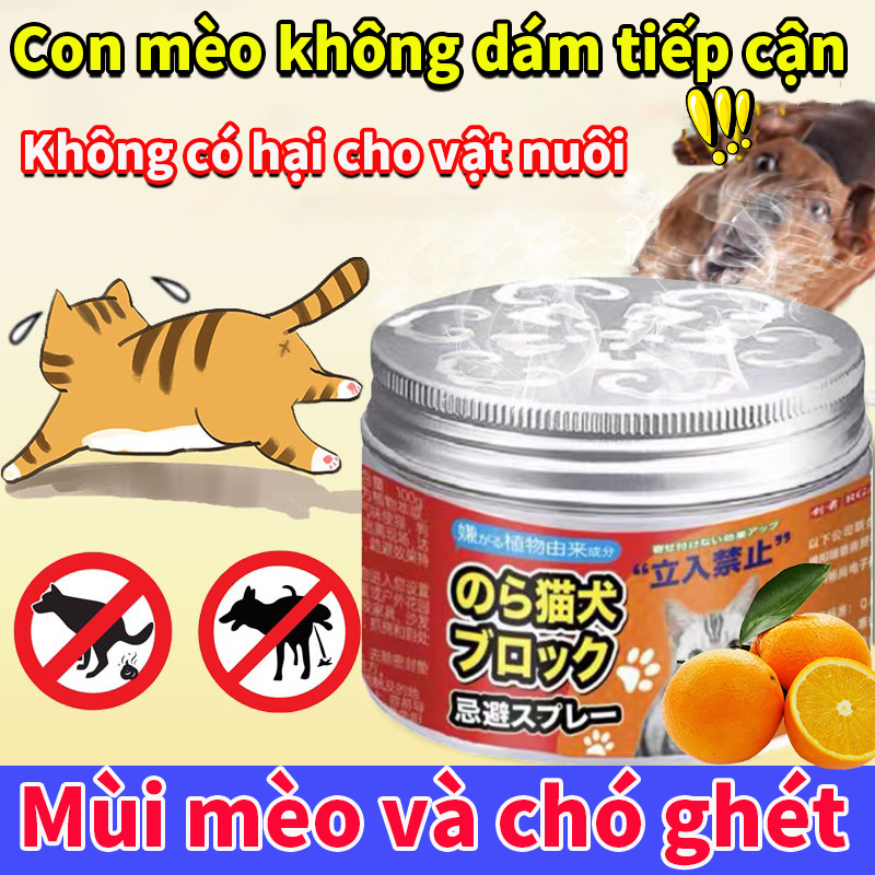 🐱Công nghệ Nhật Bản🐶thuốc đuổi chó mèo,xua đuổi chó mèo phóng uế 100g Chiết xuất thảo dược,thuốc đuổi mèo hoang