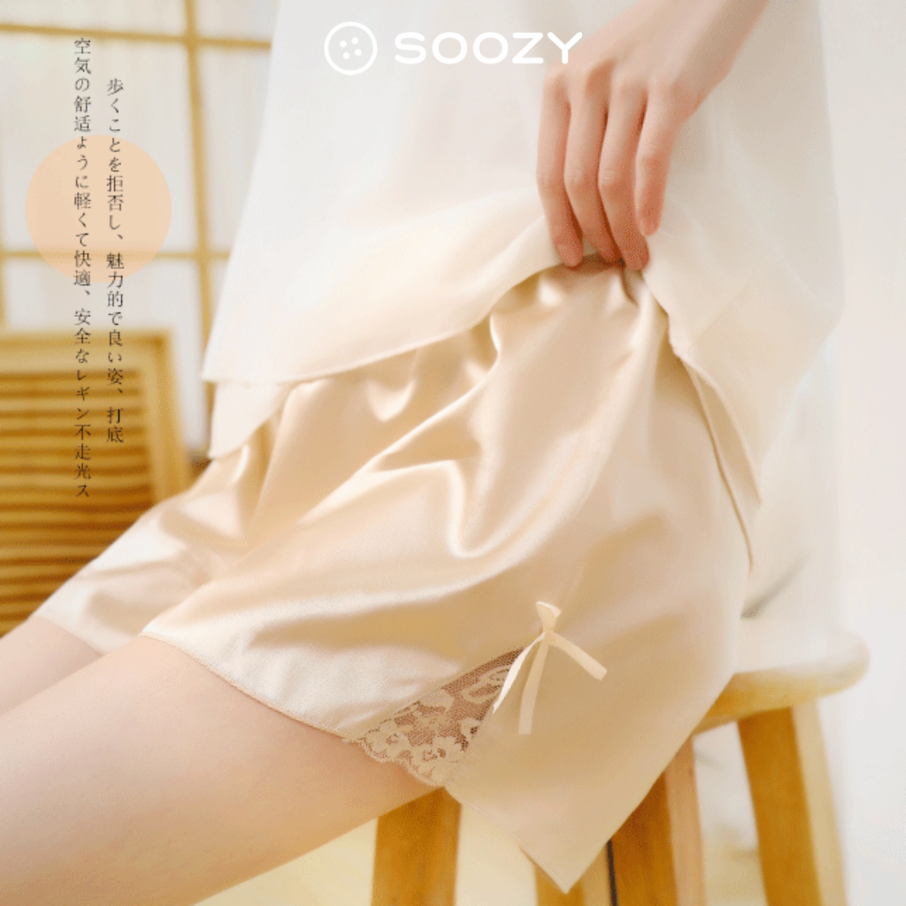 Quần đùi ngủ lụa satin siêu nhẹ, siêu thoáng, mặc nhà thoải mái, vải mát lạnh