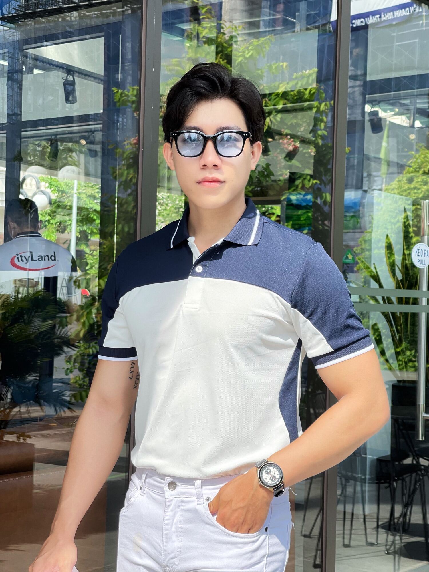 Áo polo nam cao cấp bigsize 85kg vải cá sấu thoáng mát áo thun nam form chuẩn
