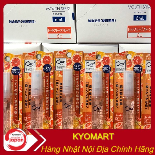 [HCM]XỊT THƠM MIỆNG SUNSTAR ORA2 CHAI 6ML - HÀNG NHẬT NỘI ĐỊA