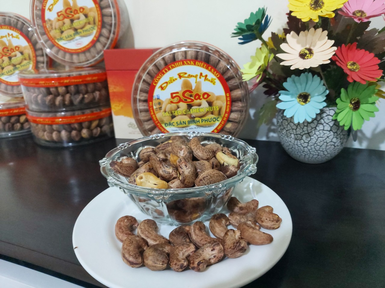 HẠT ĐIỀU RANG MUỐI HỘP 500gram