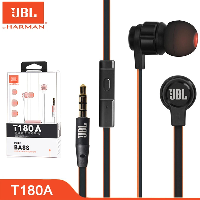 JBL T180A tai nghe trong tai - cân bằng âm thanh, rõ ràng và tinh tế, nghe không mệt mỏi!