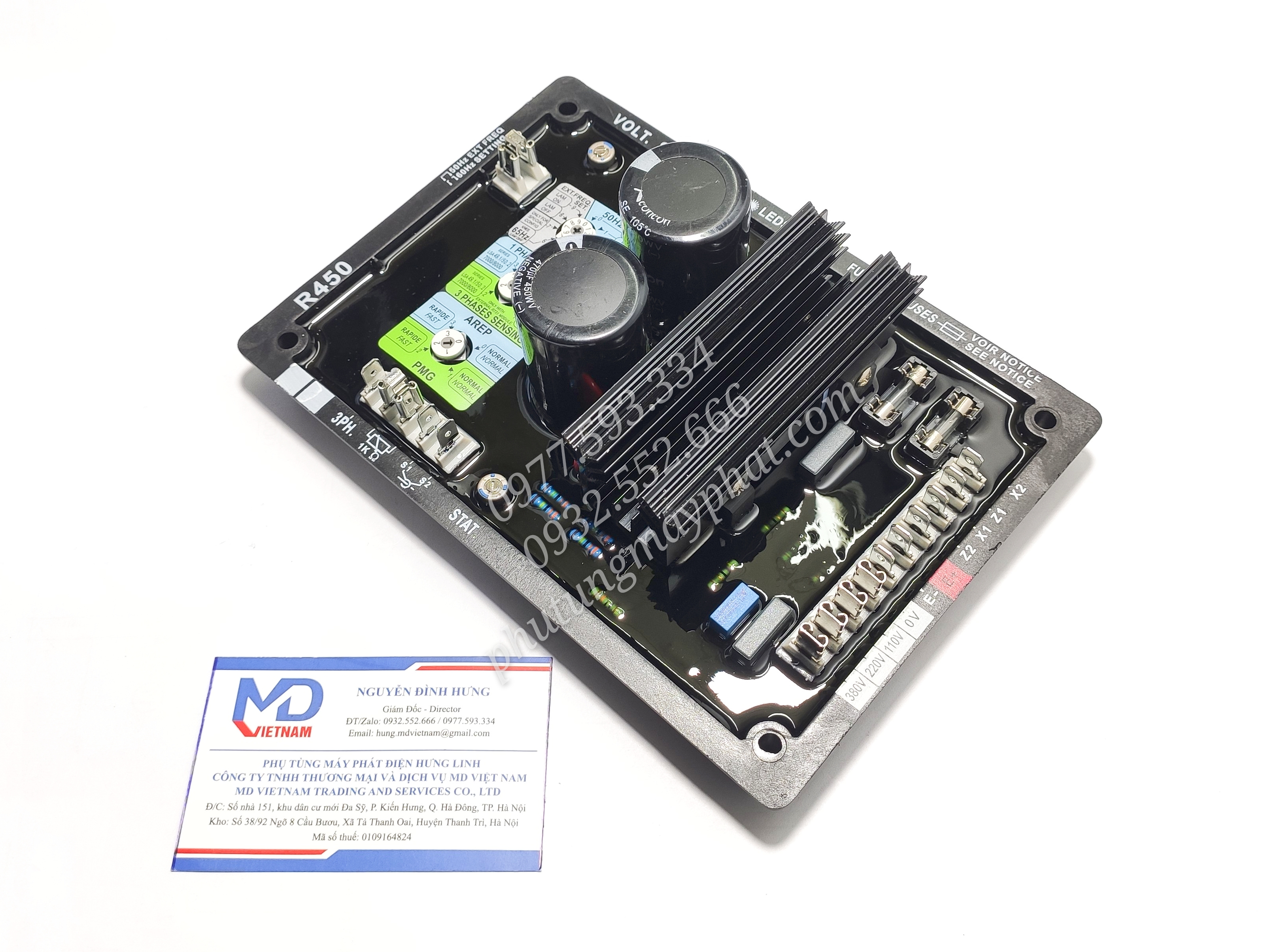 Mạch điều chỉnh điện áp tự động AVR Leroy Somer R450