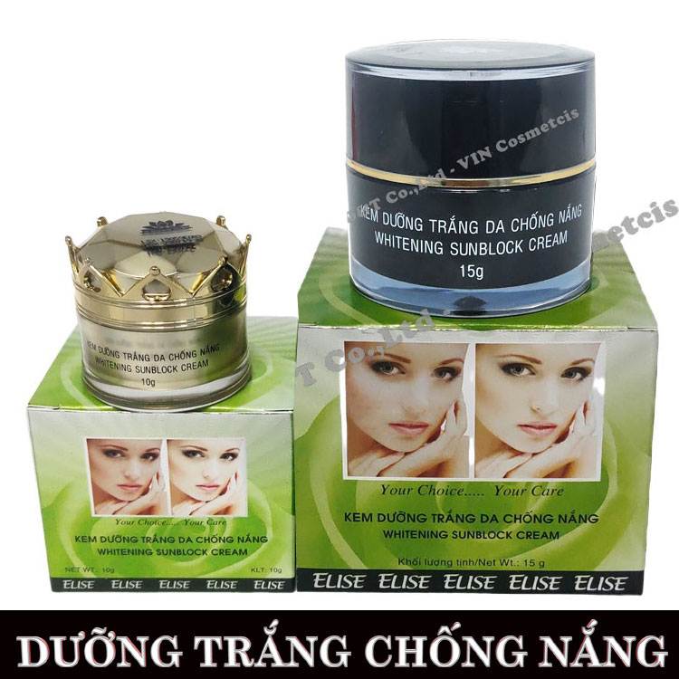 Kem dưỡng trắng da chống nắng giữ ẩm Elise