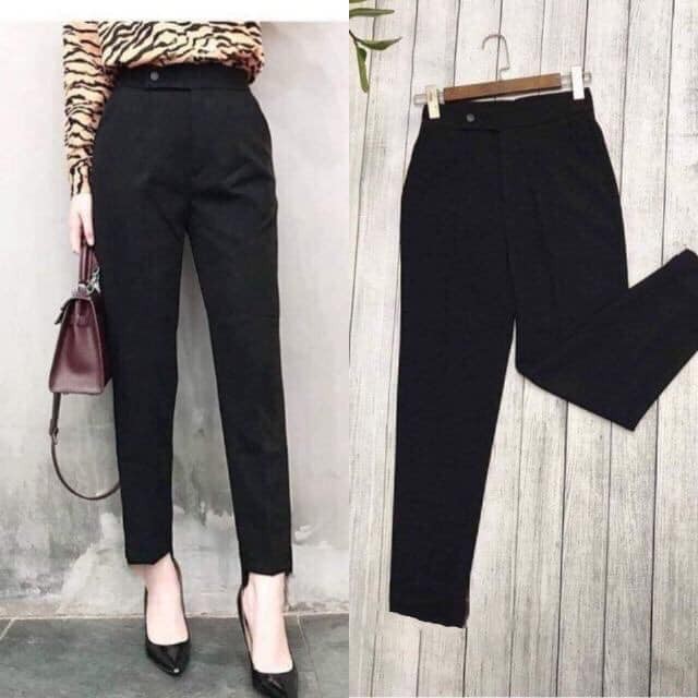 Quần baggy Tuyết mưa CÚC LỆCH dáng công sở xinh đẹp