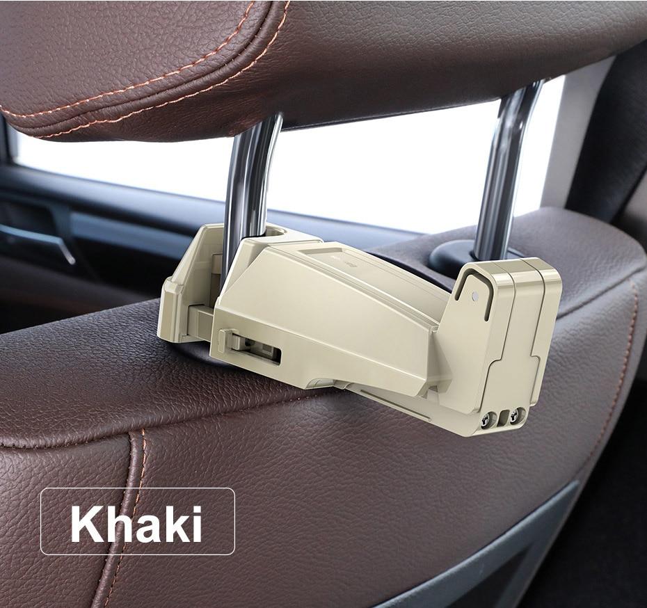 Phụ kiện ô tô - Móc treo đa năng Baseus vào Ghế Sau Xe hơi dùng treo đồ Giữ Điện Thoại Cho các dòng smartphone - Phân phối bởi Baseus Vietnam