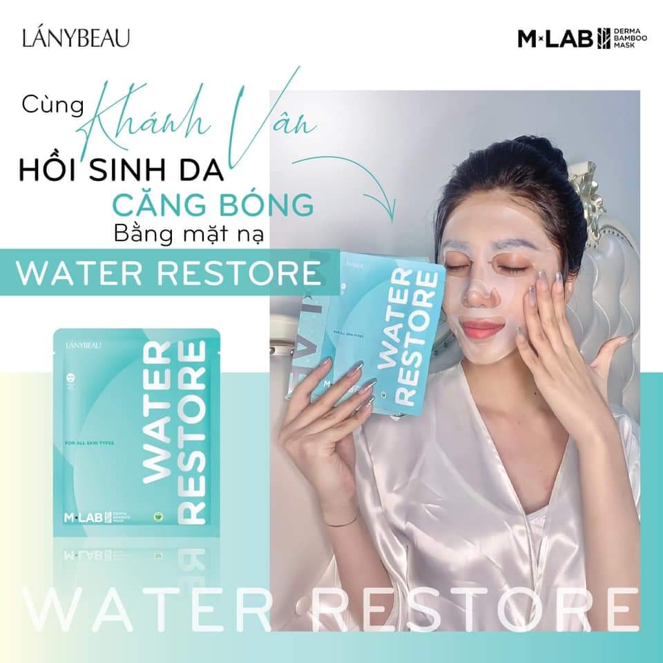 Mặt Nạ Sợi Tre Water Restore MLab Hộp 7 Miếng