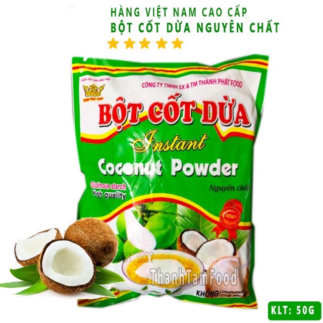 Bột Cốt Dừa 50gam Thành Phát Food