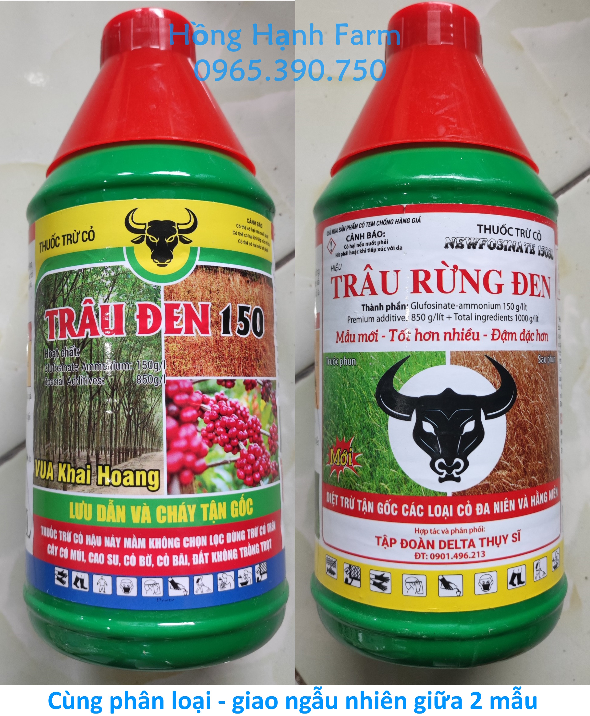 THUỐC TRỪ CỎ TRÂU RỪNG ĐEN TRÂU ĐEN Tem DELTA THỤY SĨ Diệt tận gốc mạnh và nhanh các loại cỏ khó trị