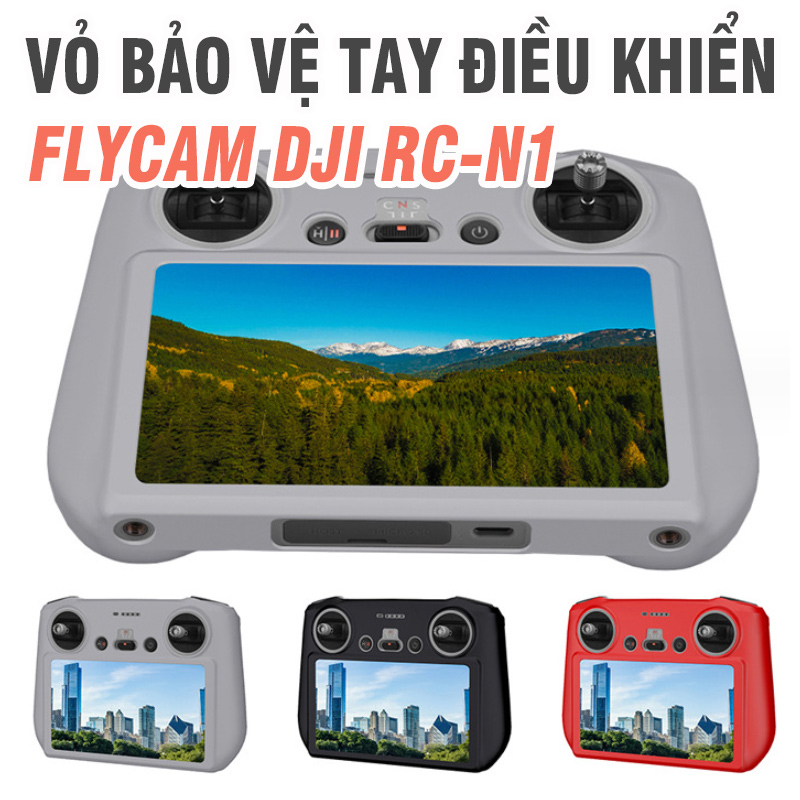 Vỏ bọc tay điều khiển RC-N1 cho flycam DJI mini3 3pro , mavic3, 3class bằng silicon chống chầy xước