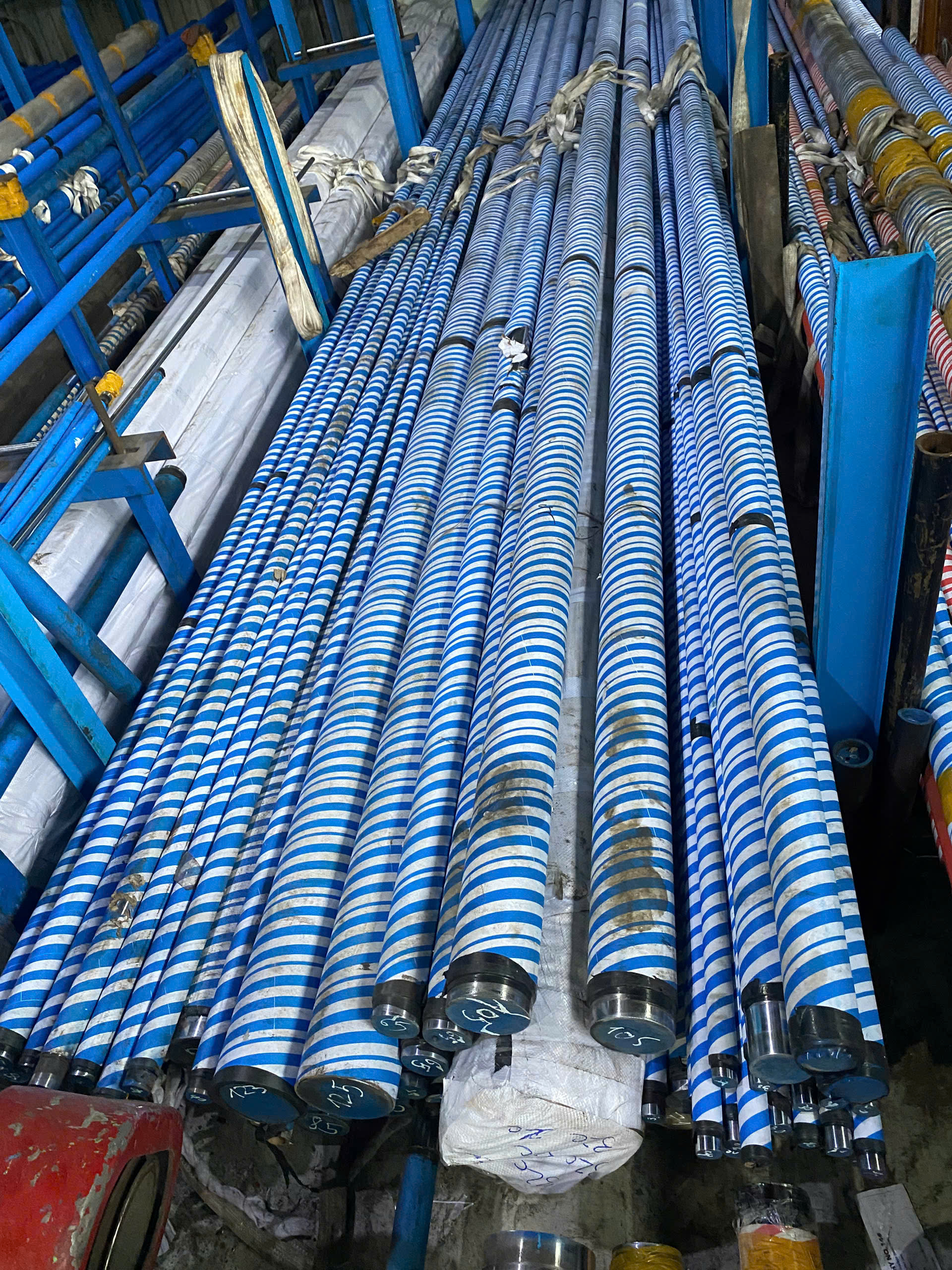 Thanh trượt mạ crome Phi 90 | Phi 95 | Ty ben thủy lực mạ crome | Cần thủy lực | Piston Rod Hydraulic Cylinder | Mác thép C45 | Độ cứng 55-60 HRC