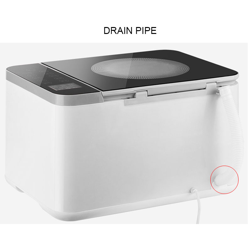 Máy rửa thực phẩm rau củ quả, khử mùi thực phẩm cao cấp 2 in 1 sử dụng công nghệ ozone và siêu âm.