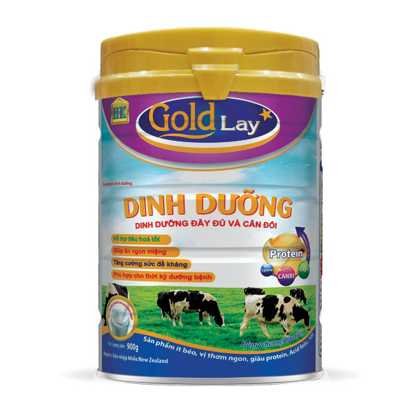 Sữa bột GOLDLAY DINH DƯỠNG 900gr
