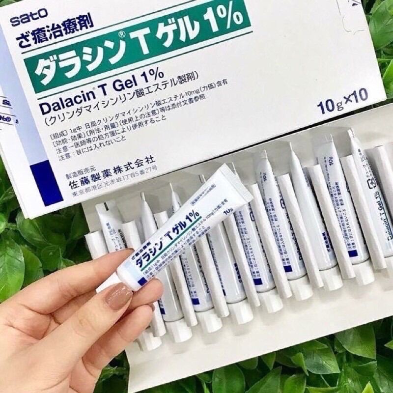 Gel chấm giảm mụn siêu tốc viêm ngừa thâm giảm sưng chuyên sâu Gentacin Nhật Bản 10g