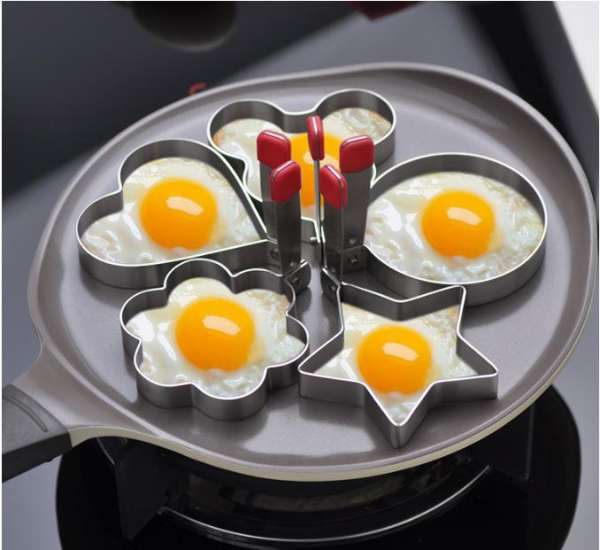 Bộ 4 khuôn chiên trứng INOX cao cấp