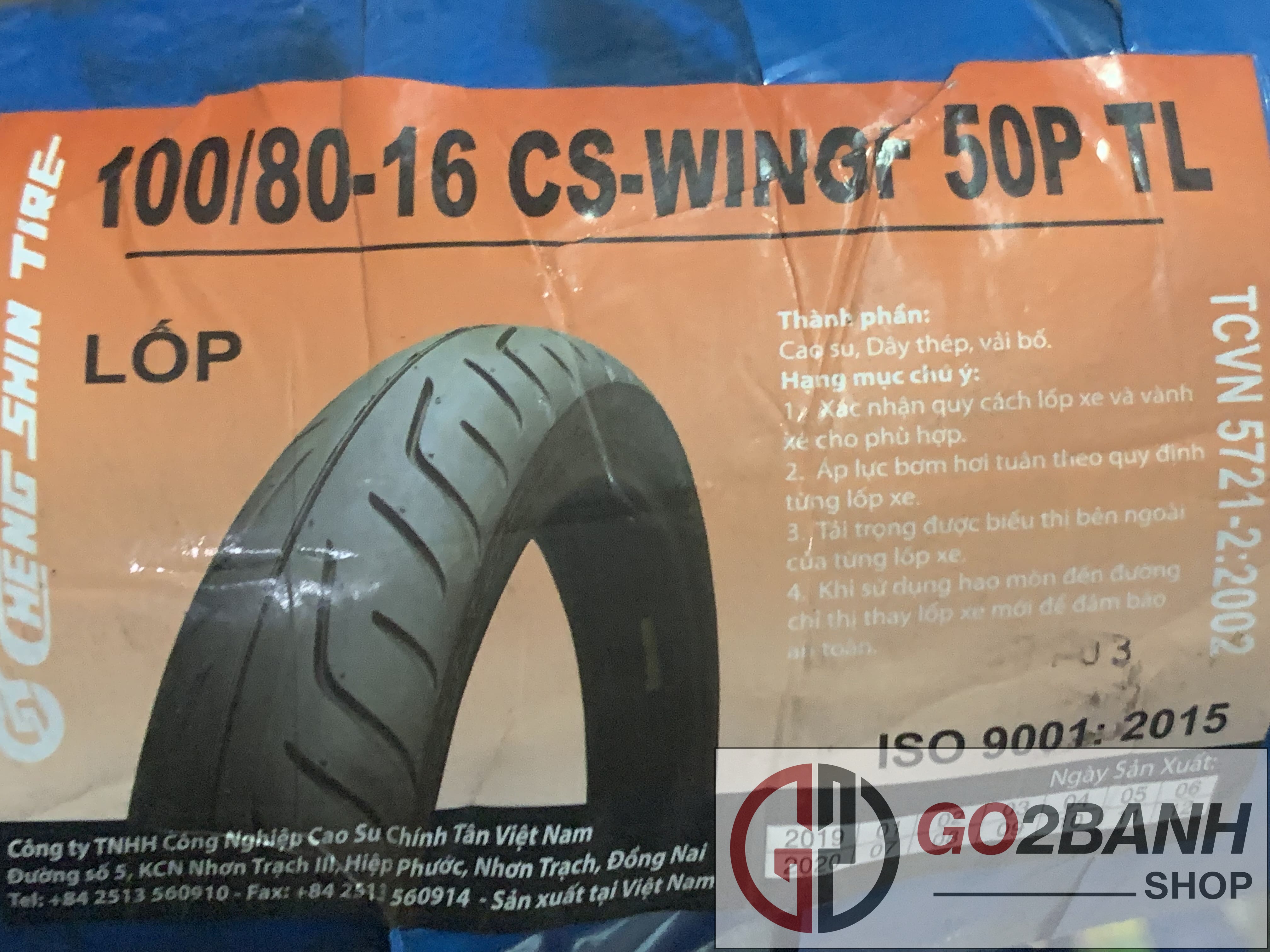 Vỏ chengshin 100-120/80/16 vỏ trước/sau sh 125/150 không ruột