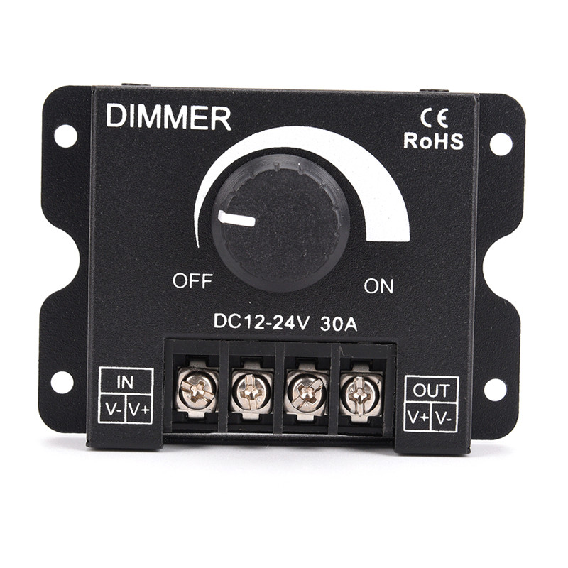 Dụng cụ điều chỉnh độ sáng đèn led - dimmer điều chỉnh chiết áp độ sáng cho led 30a dc 12v-24v 360w chất lượng cao