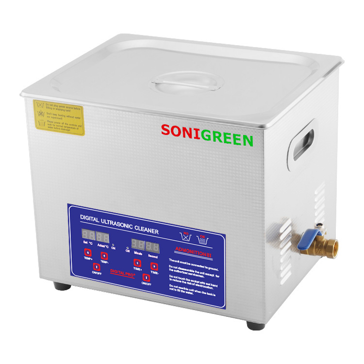 Bể rửa siêu âm chuyên dụng dung tích 10 lít tần số 40khz công suất cao Giá 7,198,000 Đồng*Miễn phí vận chuyển