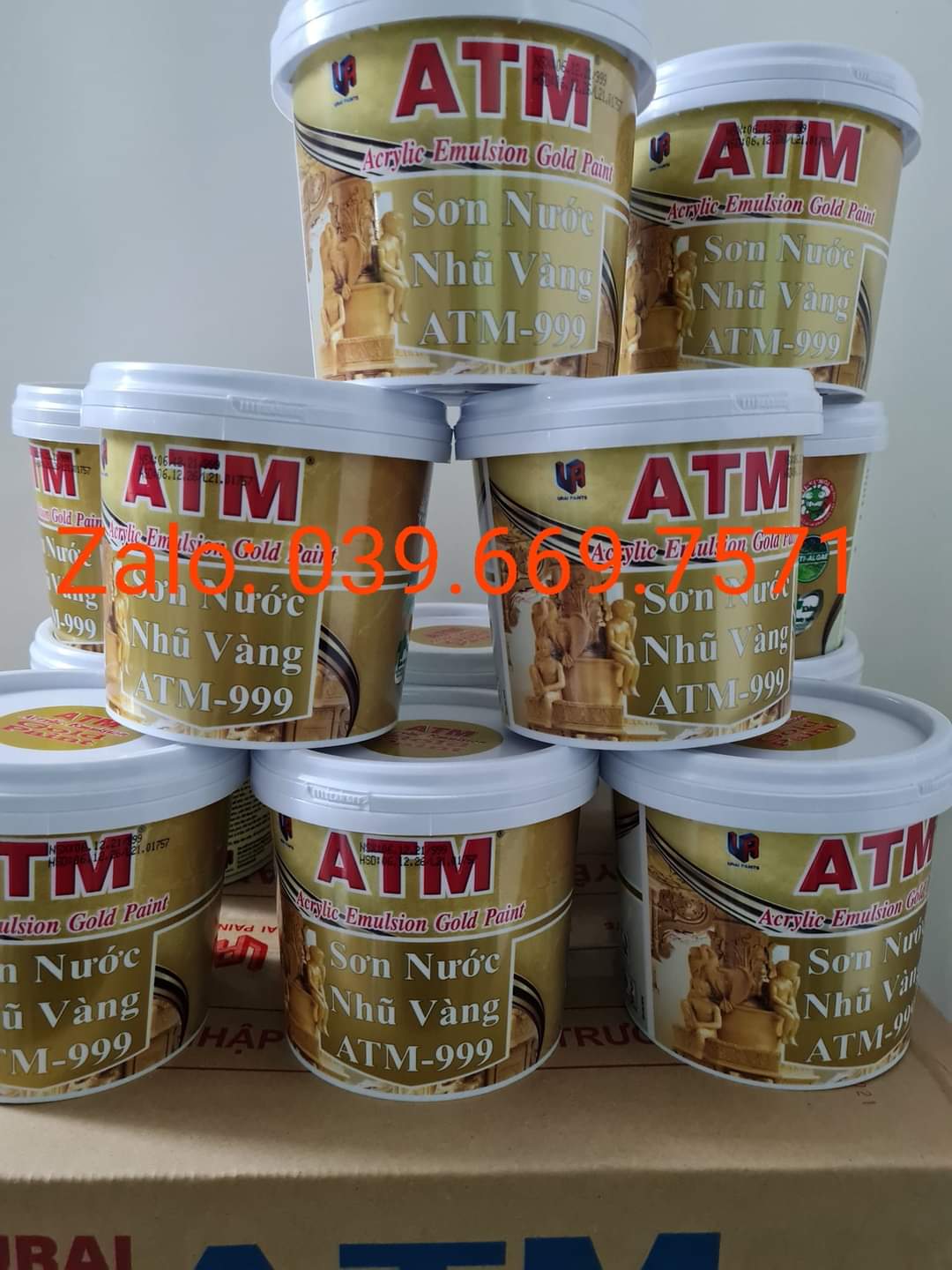 Sơn nhũ vàng atm 999