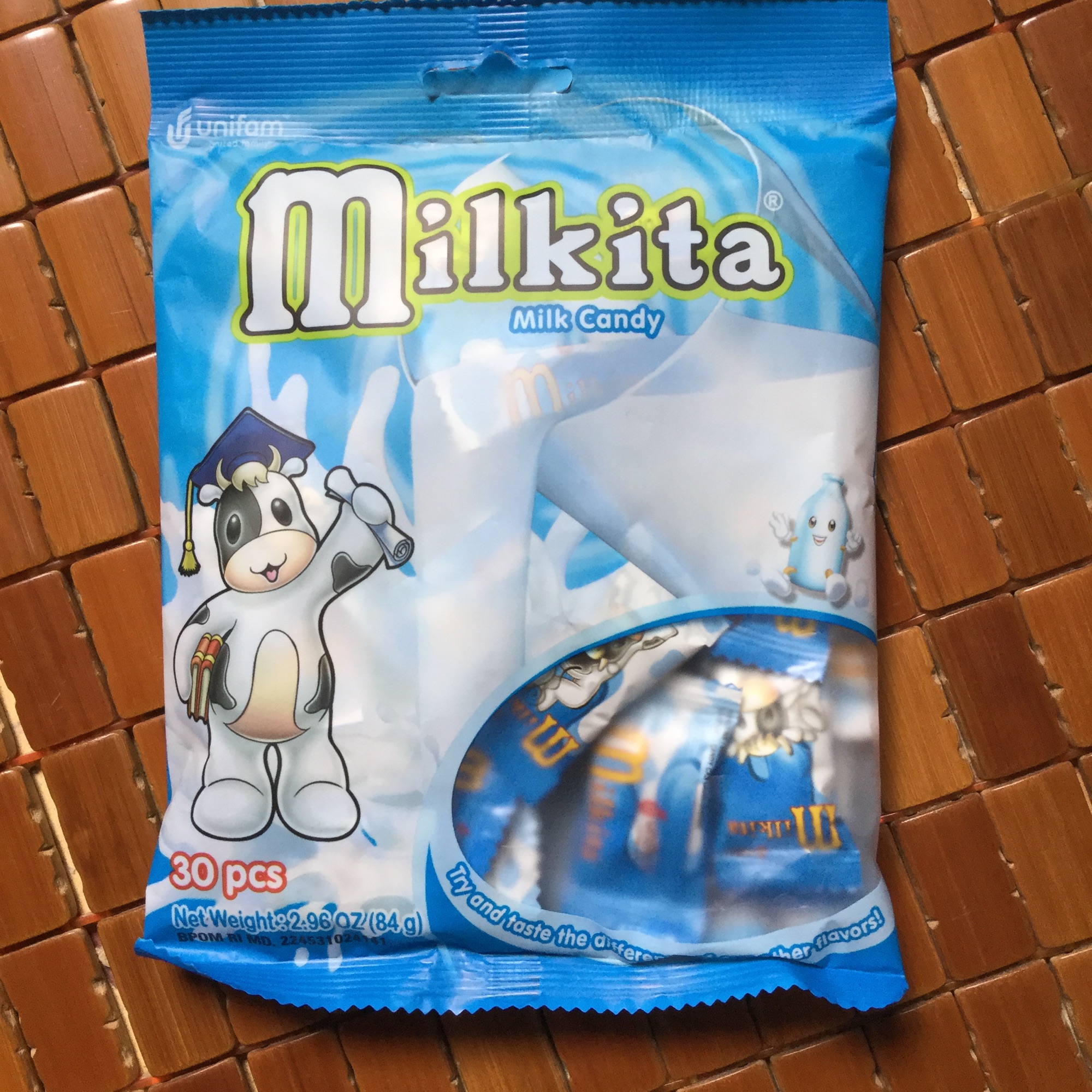 Kẹo sữa mềm Mikita 30 viên / bịch 84g