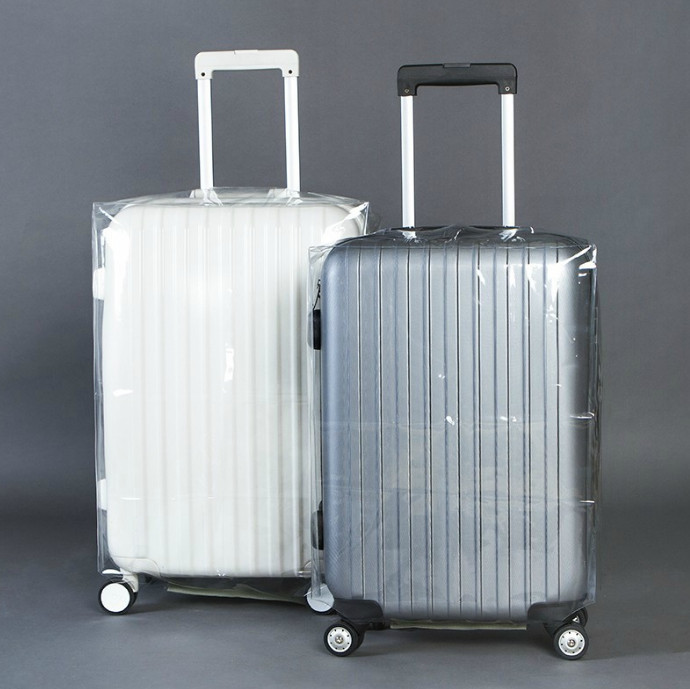 Trùm bọc vali trong suốt nhựa dẻo PVC và vải không dệt 20-24-28 inch nhiều size Bảo vệ vali D43