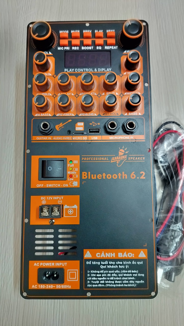 Bo mạch loa kéo kích thước 14,5 x 31,5