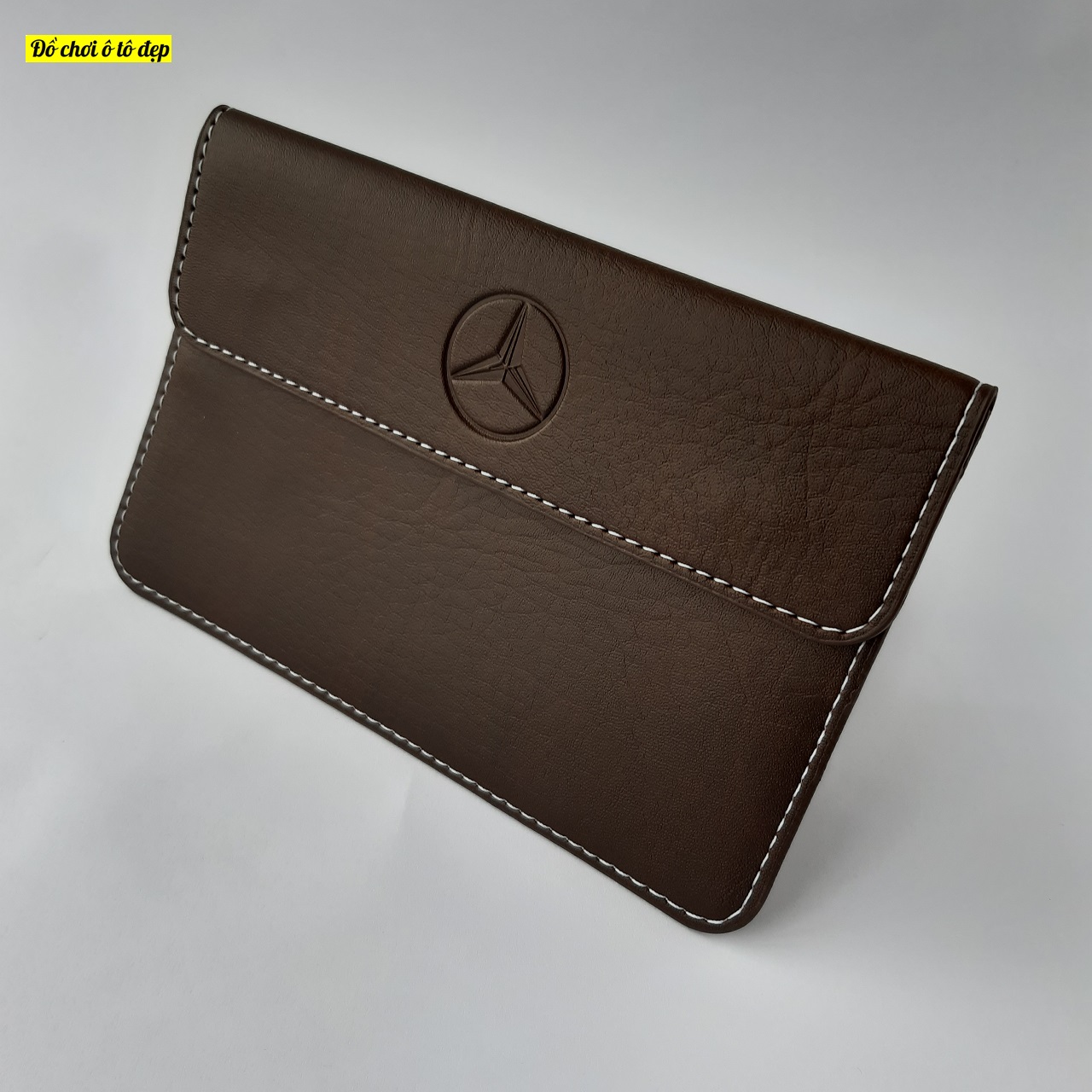 Ví đựng giấy tờ đăng kiểm xe ô tô logo Mercedes-Benz