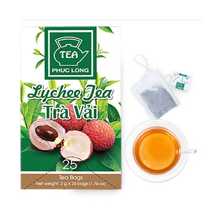 <LUÔN CÓ SẴN HÀNG> Trà Vải Túi Lọc - Phúc Long Coffee & Tea