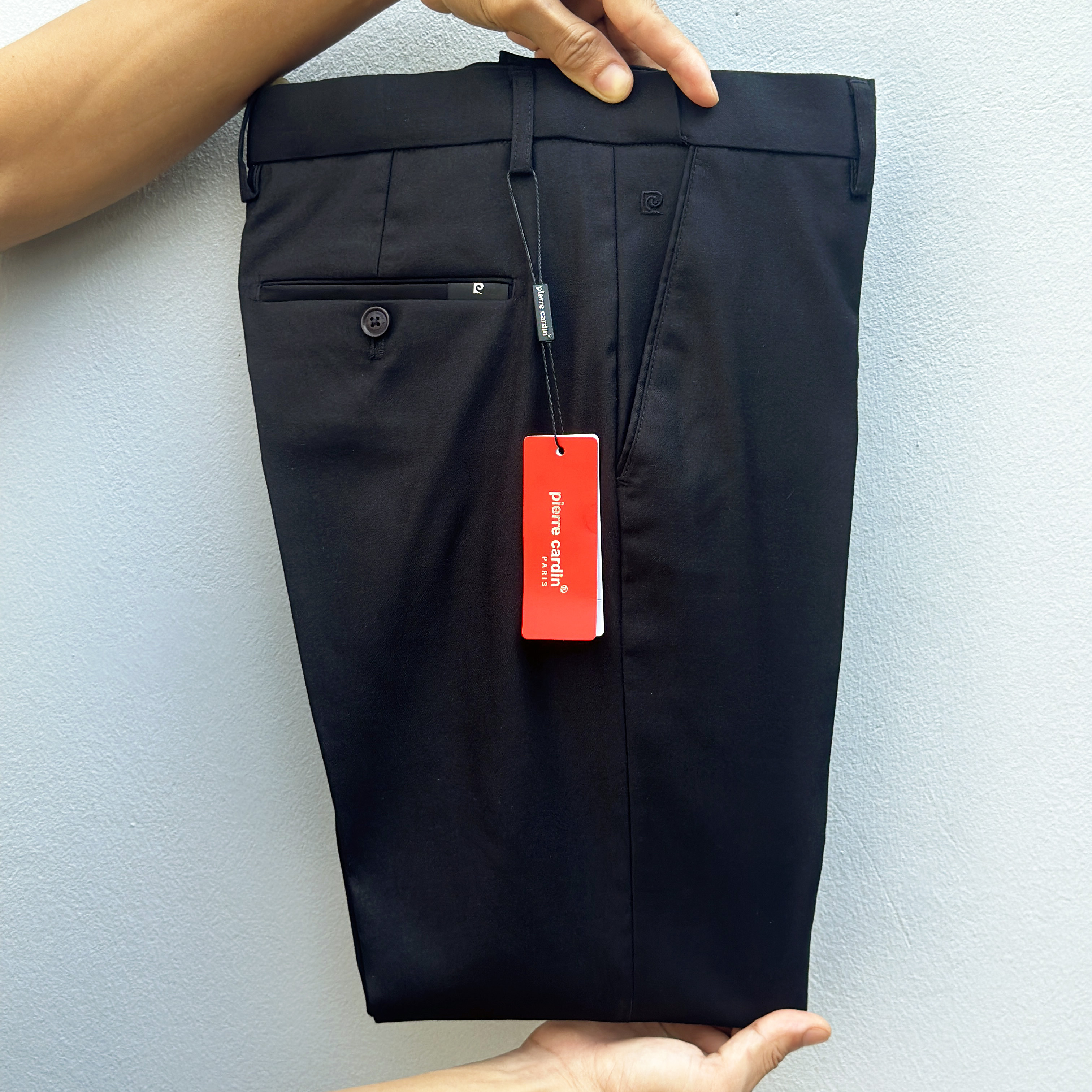 Quần Âu Nam Co Giãn, Quần Tây Nam Cao Cấp Màu Xanh Navy , Quần Pierre Cardin Chính Hãng 2024