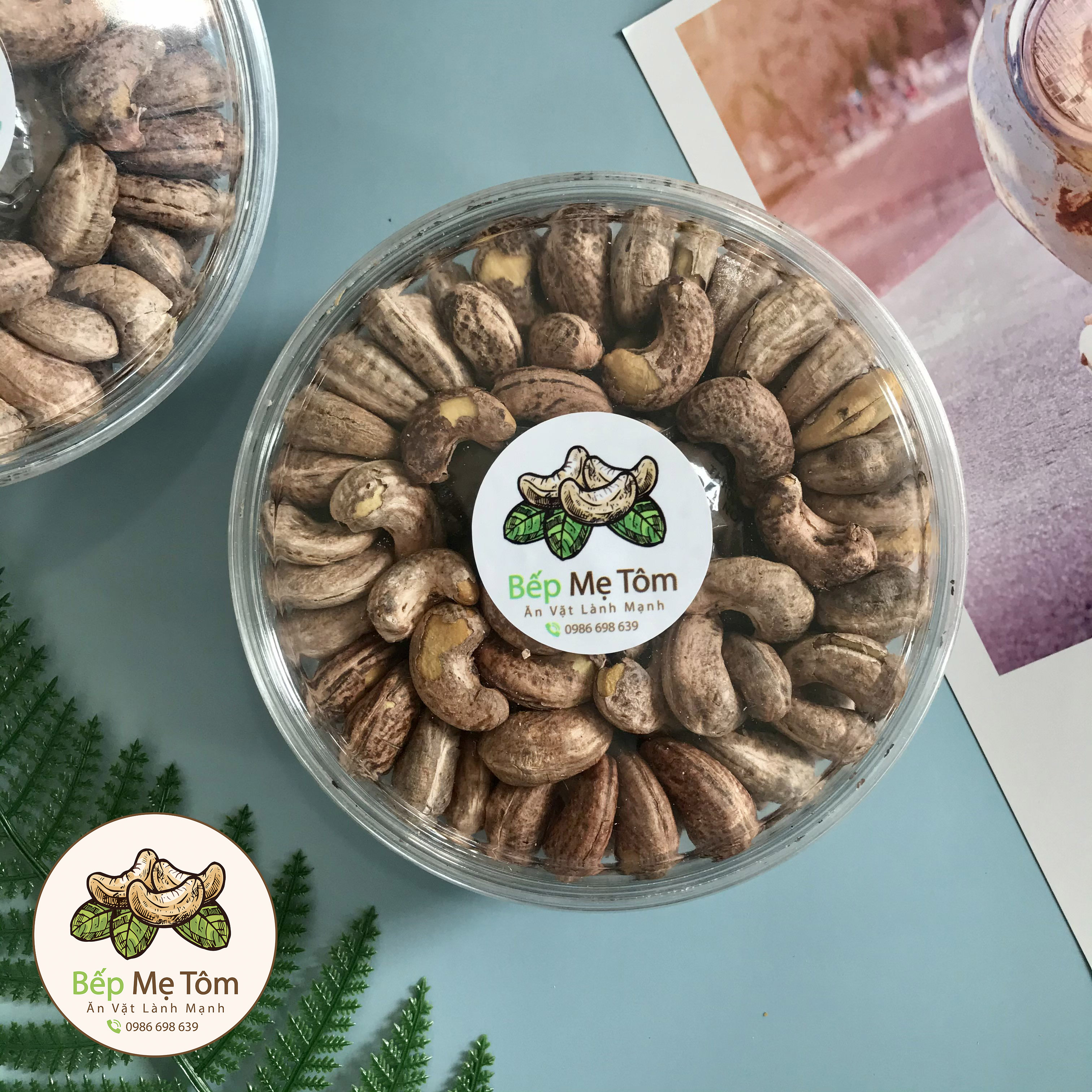 500Gr Hạt Điều Rang Muối Loại A+ Hộp Cao Cấp - Bếp Mẹ Tôm - Đồ Ăn Vặt