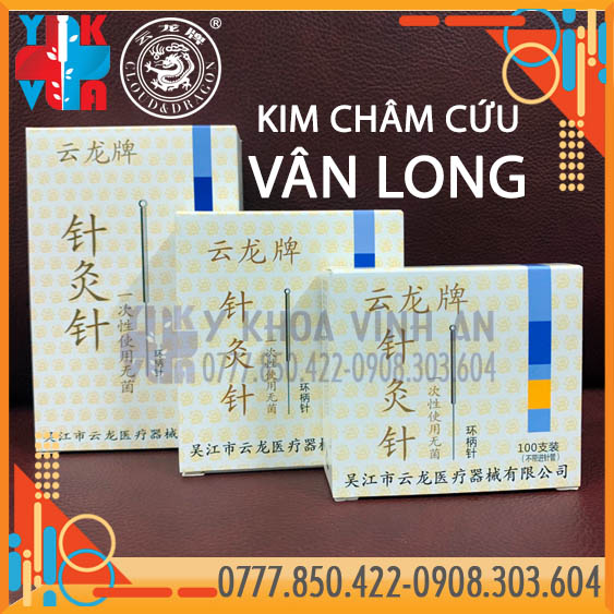 Kim Châm Cứu Vân Long Yunlong Acupunture Needle Hộp 100 Kim