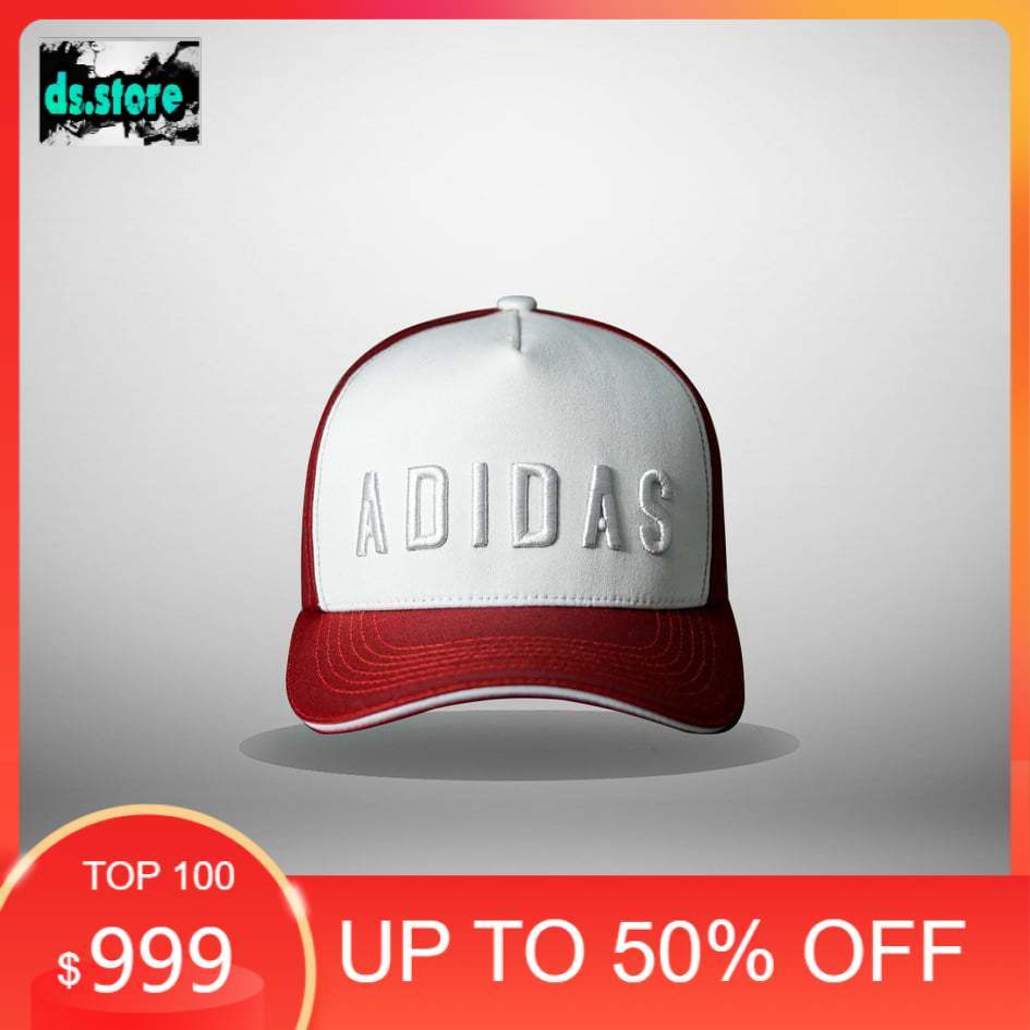 Mũ lưỡi trai adidas cap đỏ trắng bít đuôi hàng vnxk cao cấp