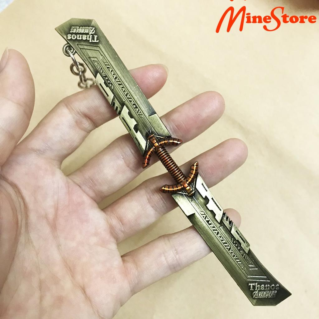 Móc Khóa Đại Đao Thanos - Móc Khóa Avengers Infinity War Trưng Bầy Size 14Cm