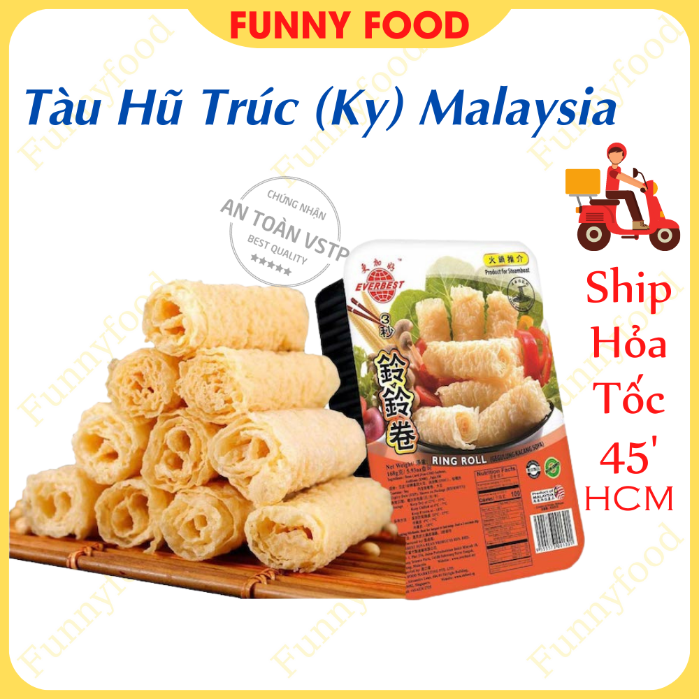 [ HOÀN TIỀN 10% ]Hủ Trúc Cuộn – Hủ Trúc RingRoll Malaysia – [Ship Hỏa Tốc HCM] – Funnyfood