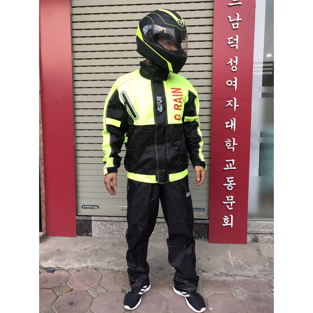 Bộ quần áo mưa givi gra01 - motowolf.vn