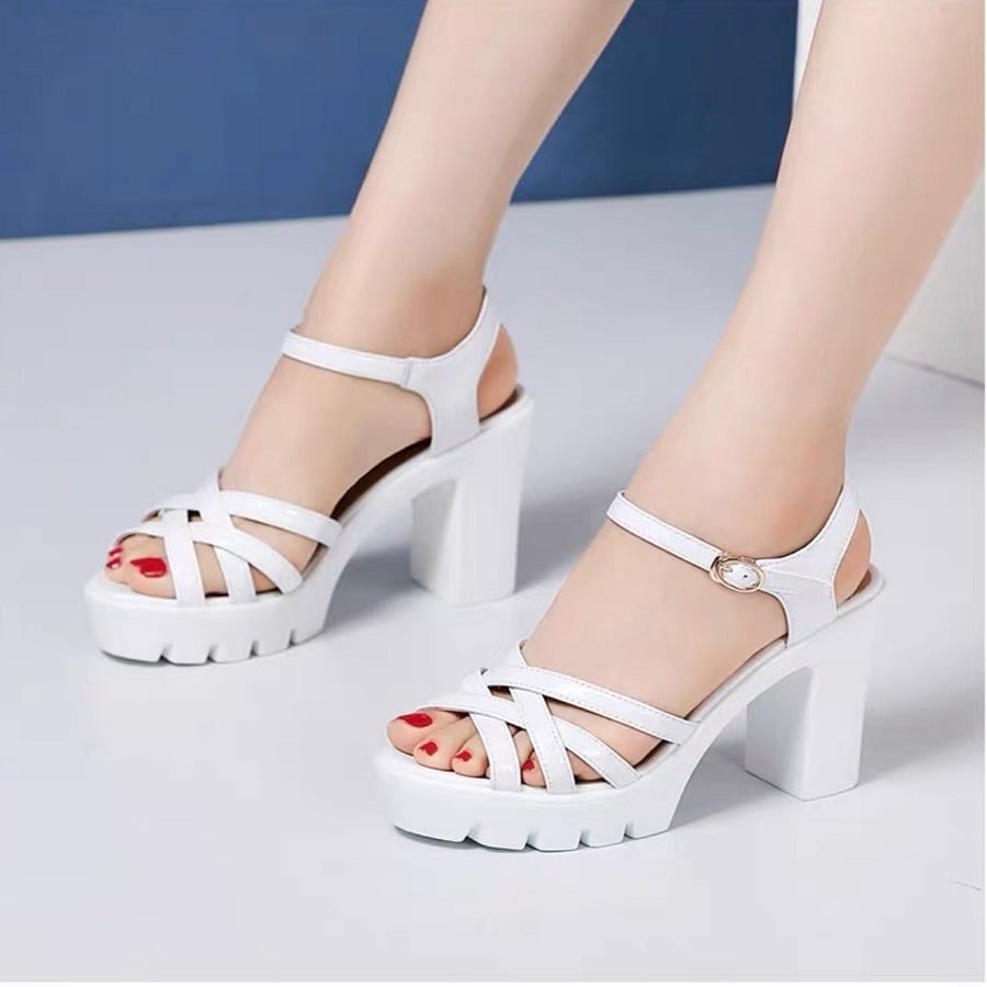 Giày sandal đế thô 4 dây