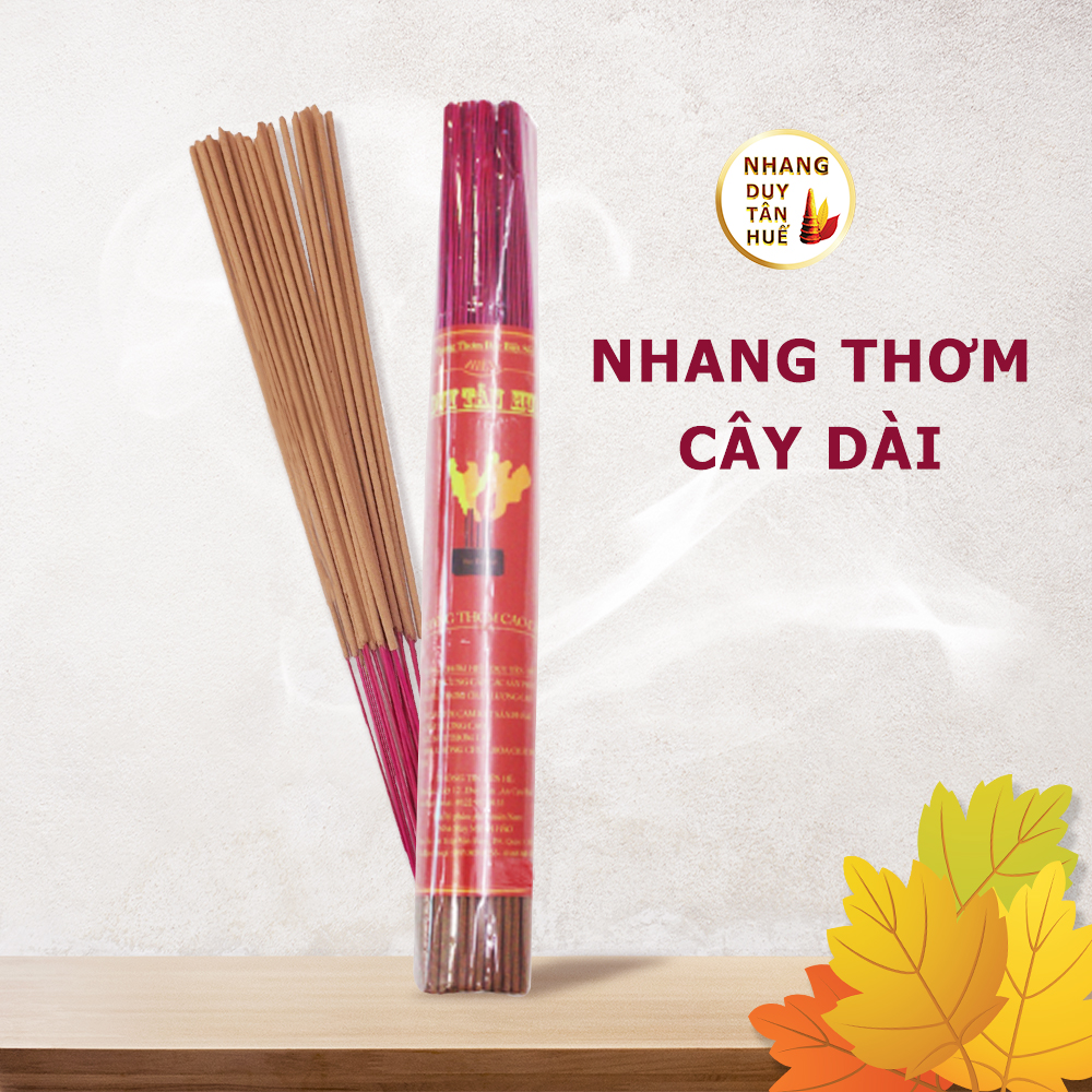 Nhang hương thơm duy tân huế cây dài, nhang sạch 100% thiên nhiên, không hóa chất