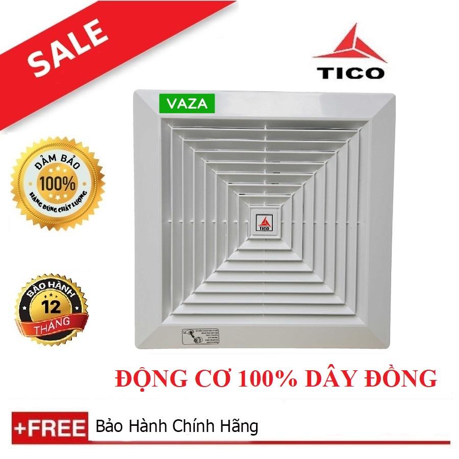 Quạt hút gió âm trần- hút thẳng TC-20AV5 - ĐỘNG CƠ 100% DÂY ĐỒNG