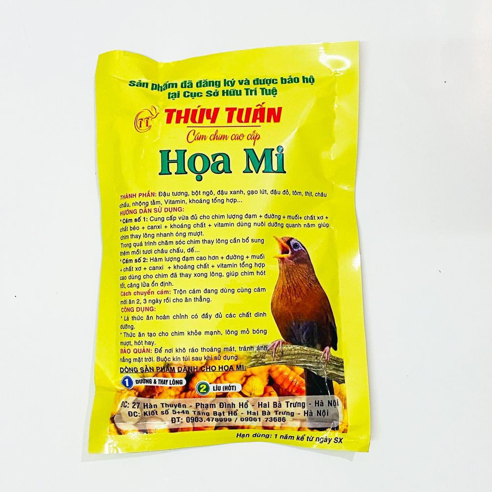 Cám chim họa mi Thúy Tuấn số 2 cao cấp chất lượng 200gram Phụ Kiện Kabosa |  Lazada.vn