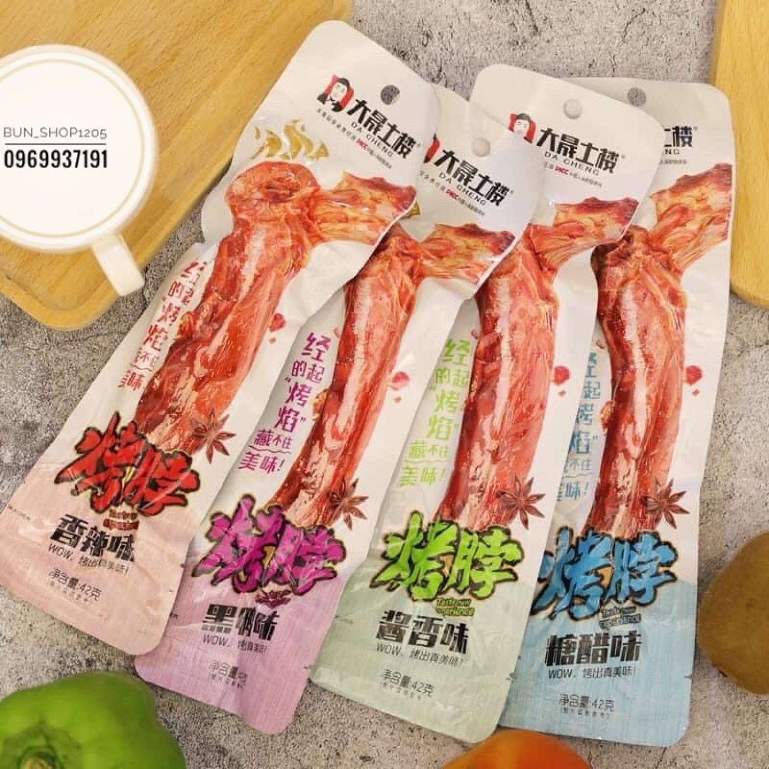 Combo 20 cổ vịt cay dacheng