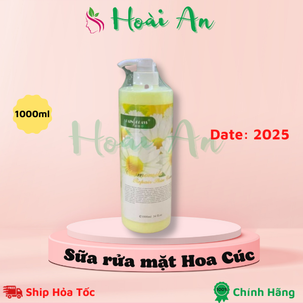 Sữa rửa mặt hoa cúc dùng cho spa | sữa rửa mặt hoa cúc 1000ml