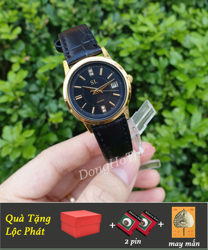 ĐỒNG HỒ NỮ THỜI TRANG DÂY DA MÁY NHẬT CÓ LỊCH BẢO HÀNH 1 NĂM KÍNH CHỐNG TRẦY, CHỐNG NƯỚC SIÊU BỀN TẶNG KÈM 2 PIN, LÁ BỒ ĐỀ TRỊ GIÁ 100K 6