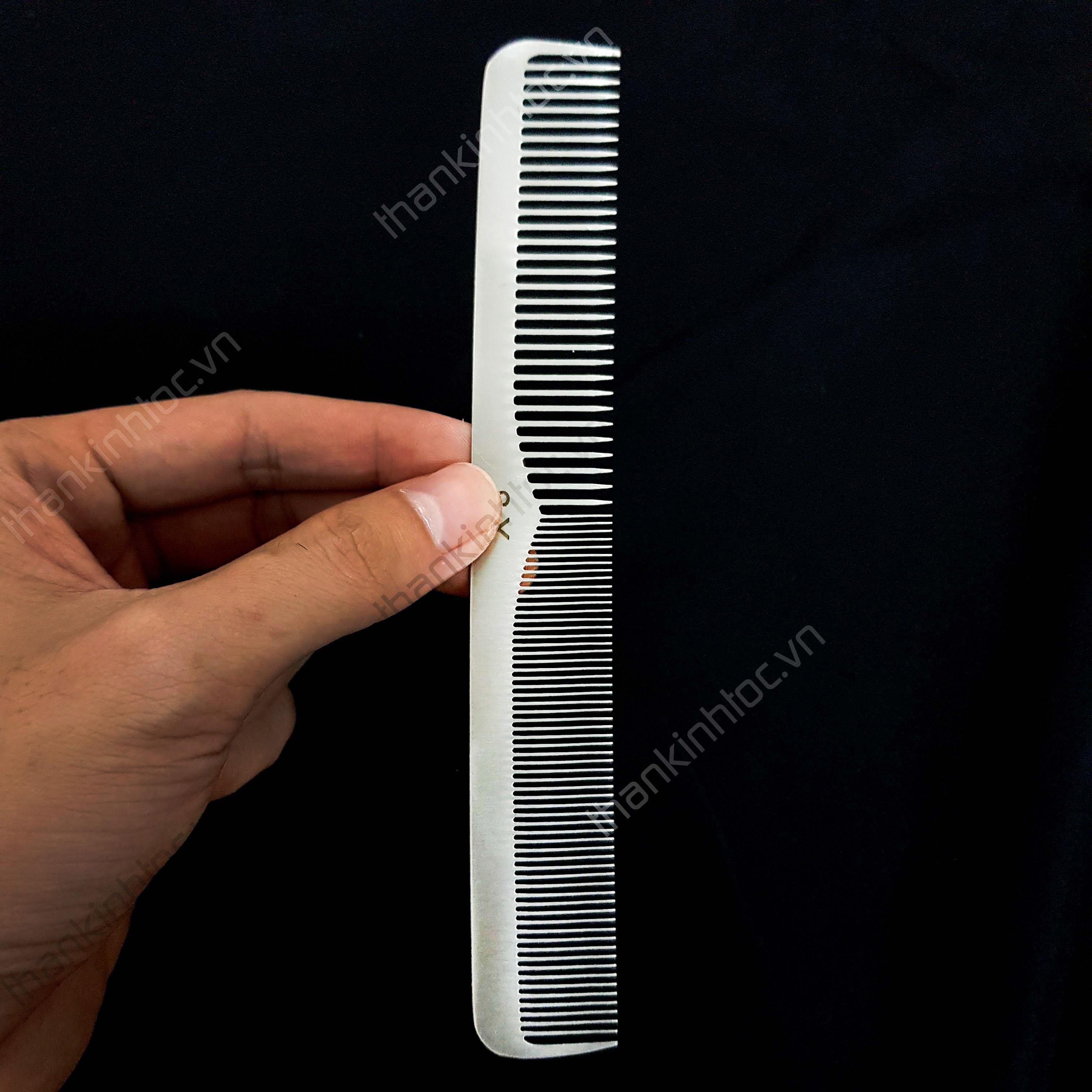 Lược thép kim loại hớt tóc nam nữ chuyên nghiệp 19