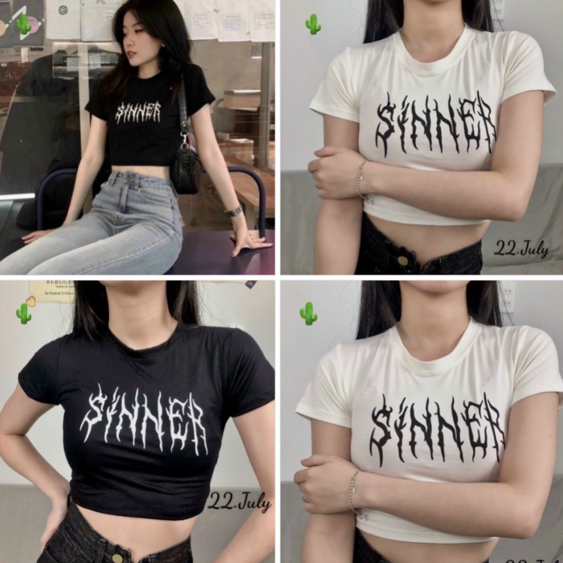 Áo thun ôm body chữ winner cá tính pc