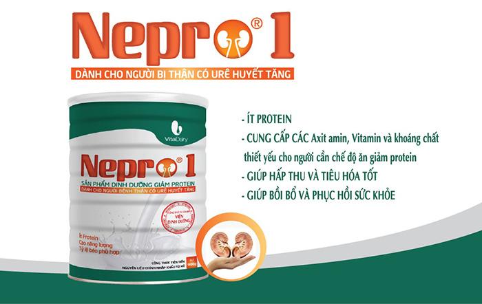 Sữa bột dinh dưỡng Nepro 1 400g (cho người bệnh thận, Chạy thận)