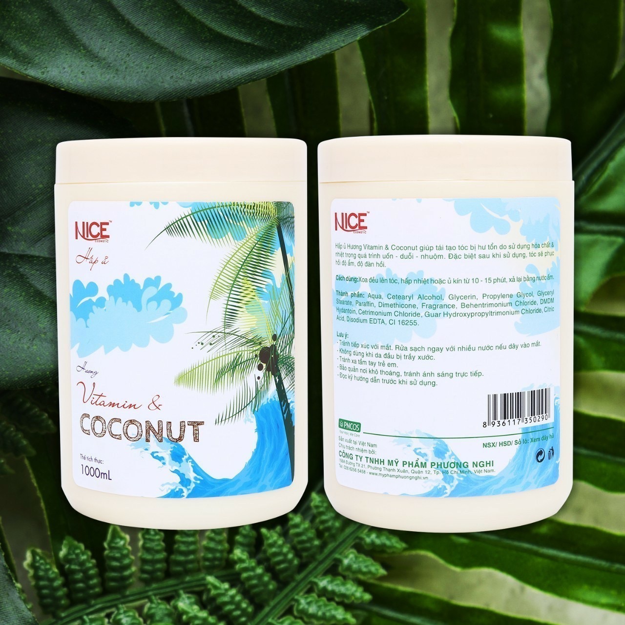 Hấp ủ tóc tinh dầu dừa Nice 1000ml