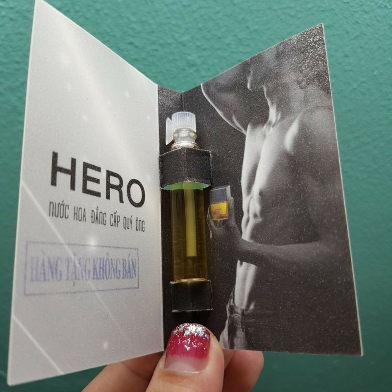 Mẫu thử nước hoa nam hero 2ml - hương thị platinum