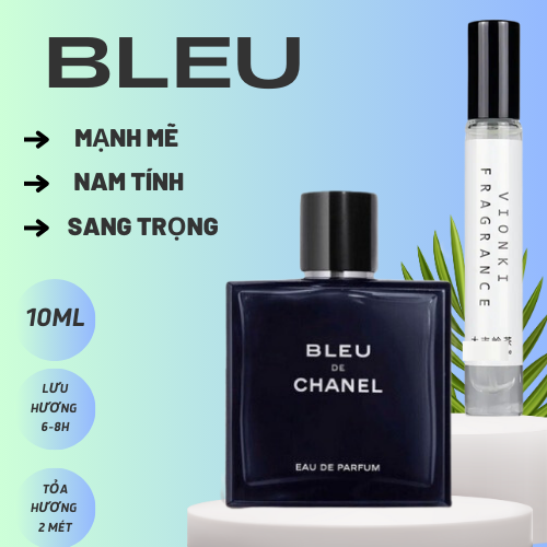 Nước hoa nam chiết 10ml blue.de đẳng cấp phái mạnh hương thơm mạnh mẽ quyến rũ