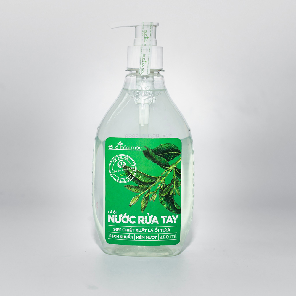 Nước rửa tay lá ổi tôi là thảo mộc 450ml