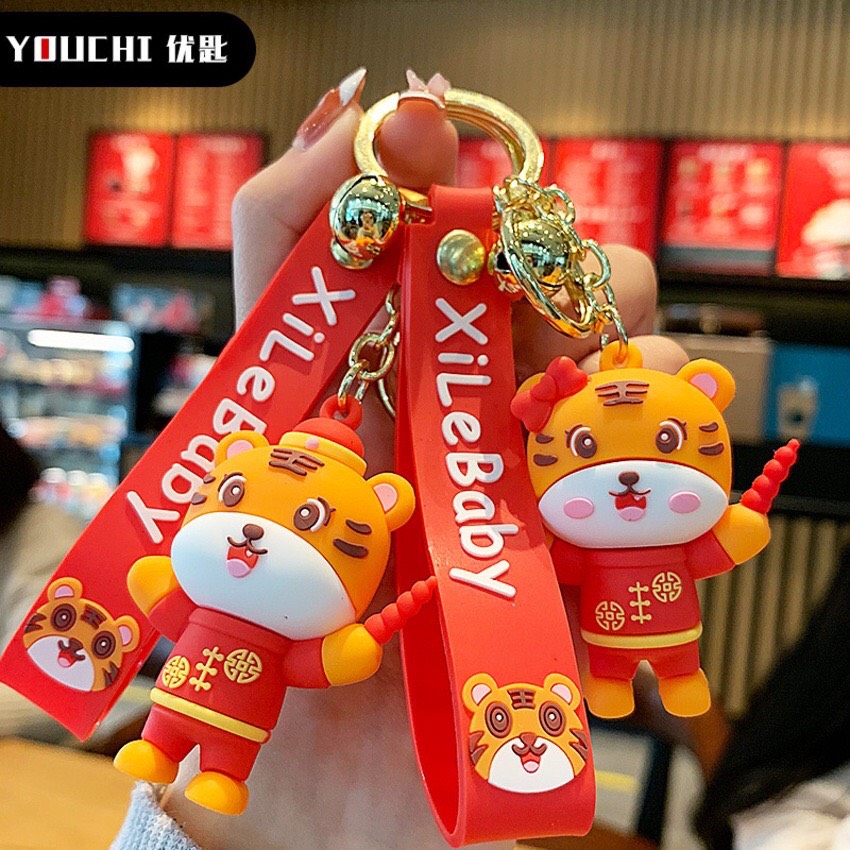 Móc khóa Hổ Thần tài Tết Nhâm dần 2022 | Hot trend | Món quà năm mới ý nghĩa phát tài phát lộc| móc khóa may mắn| lotishop